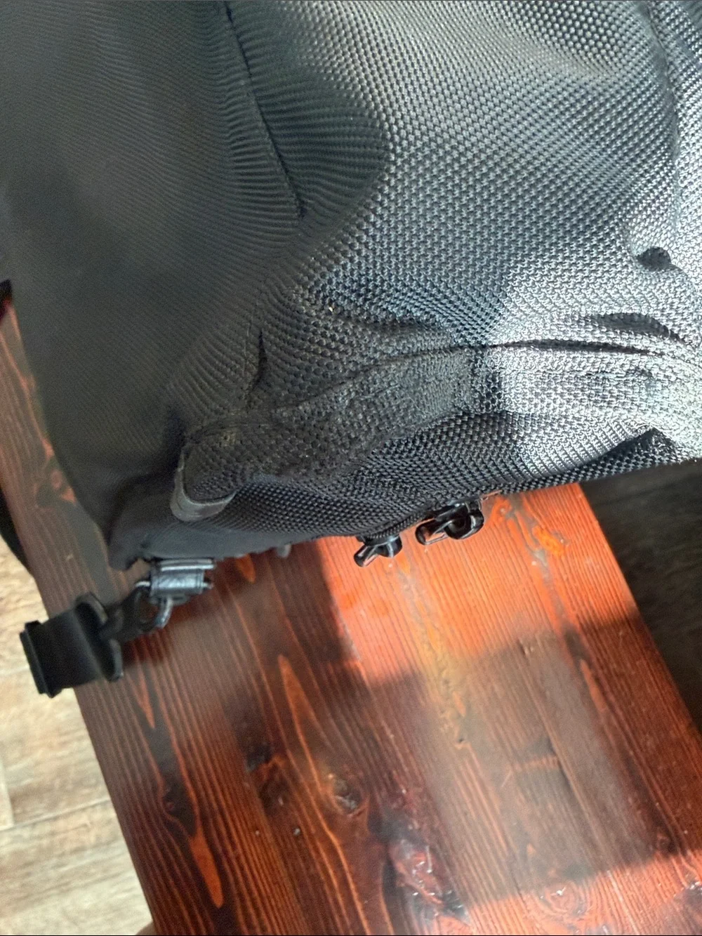 Tumi Black Nylon Laptop Briefcase with Detachable Strap